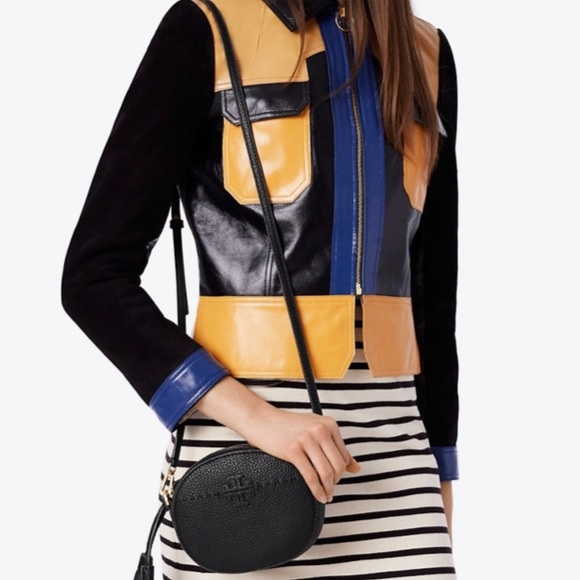 ⛔️SOLD⛔️Authentic Tory Burch Pebbled leather Crosb - Picture 3 of 7